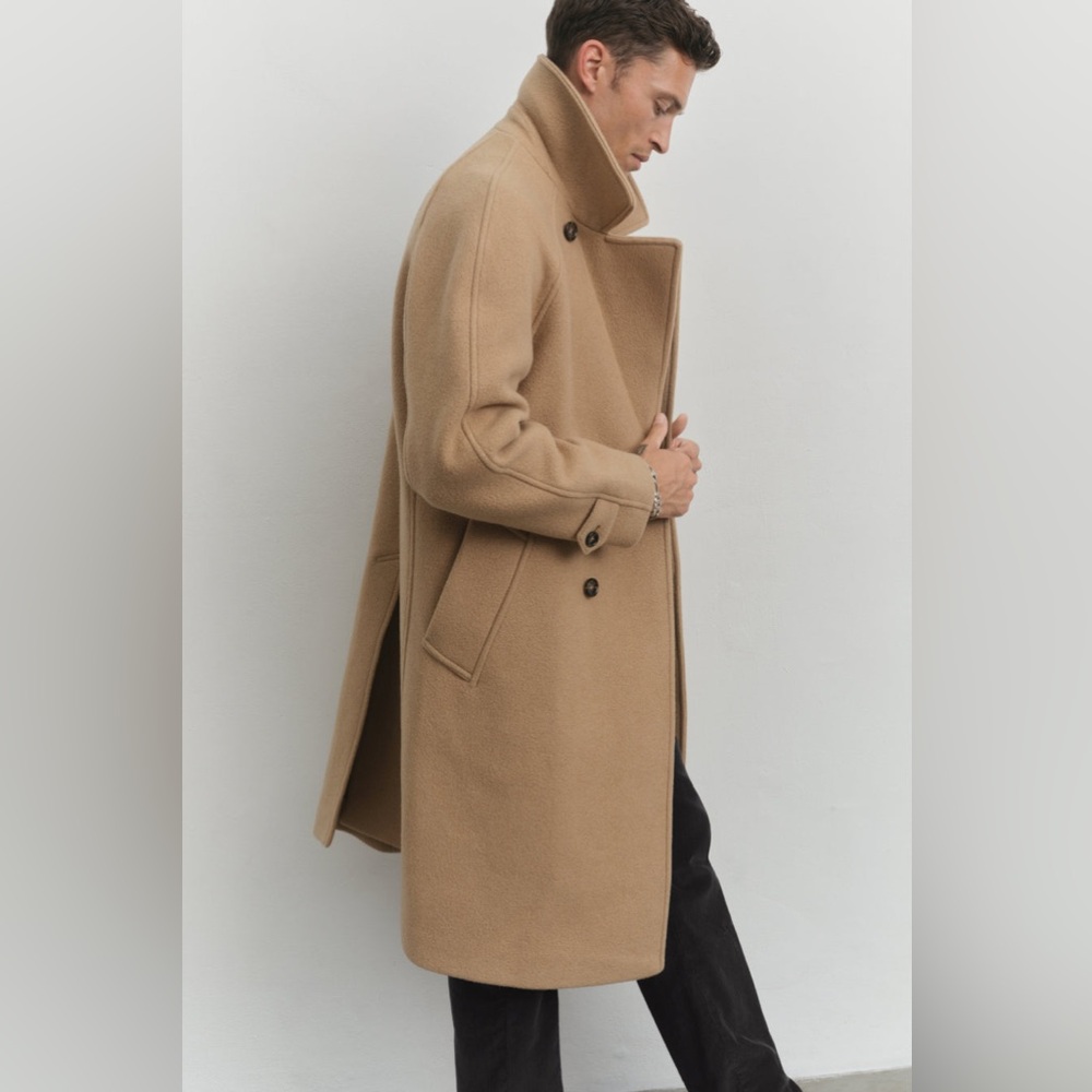 AYR The Big Win double breasted wool coat NWOT - Picture 4 of 10